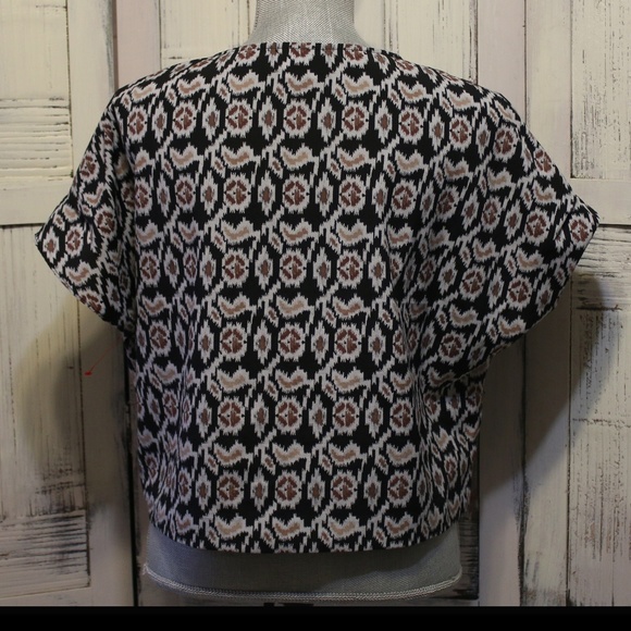 Greylin Geometric Boho Blouse Size S - Picture 3 of 6